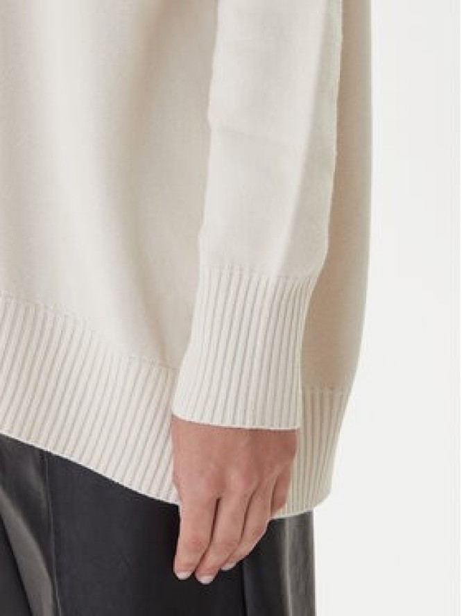 Kontatto Sweter 3M0822C Écru Relaxed Fit