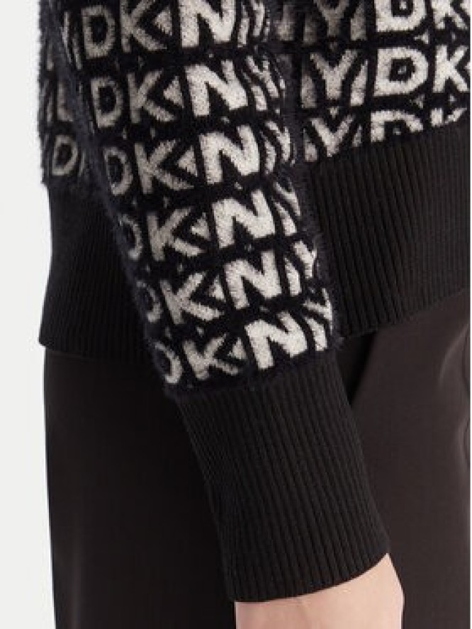 DKNY Sweter P5MSAX92 Czarny Regular Fit