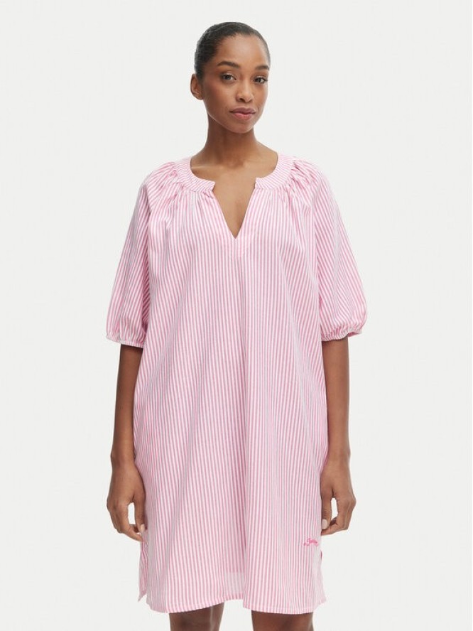 Iconique Sukienka letnia Giorgia IC26-103 Różowy jasny Relaxed Fit