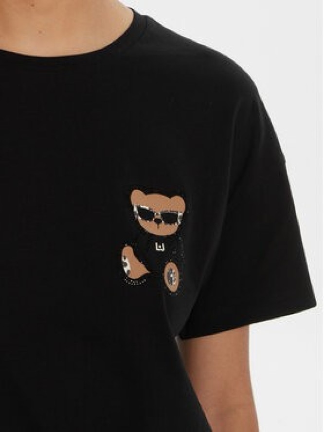 Liu Jo T-Shirt MF5416 JS923 Czarny Regular Fit