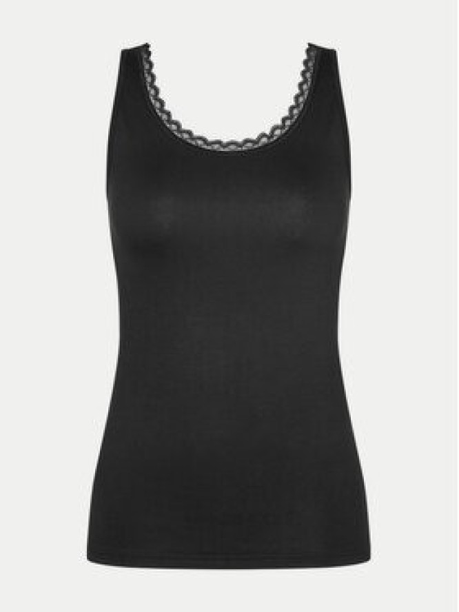 Triumph Top Feel Of Cotton 10224975 Czarny Slim Fit