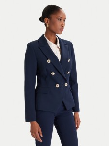 Rinascimento Marynarka CFC0126227003 Granatowy Slim Fit