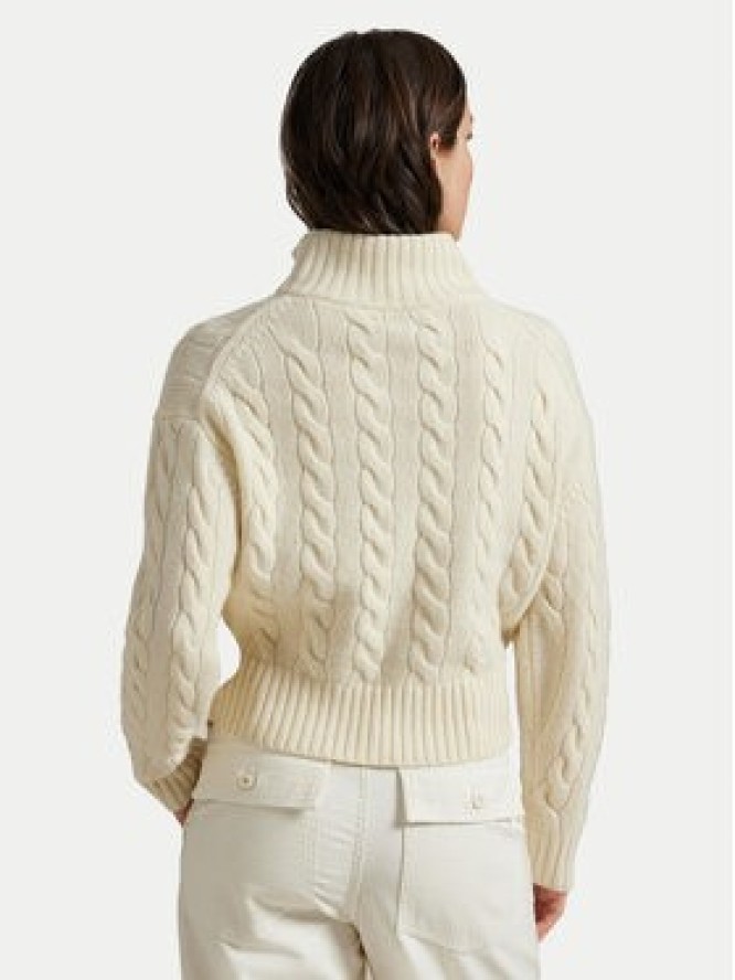 Polo Ralph Lauren Sweter 211972130003 Écru Relaxed Fit