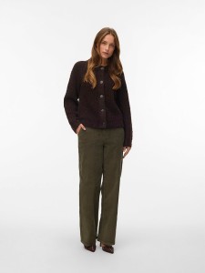 Vero Moda Kardigan w kolorze brązowym rozmiar: L