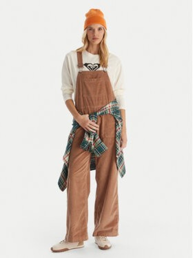 Roxy Ogrodniczki Trailblazer Overall ERJWO03022 Brązowy Regular Fit