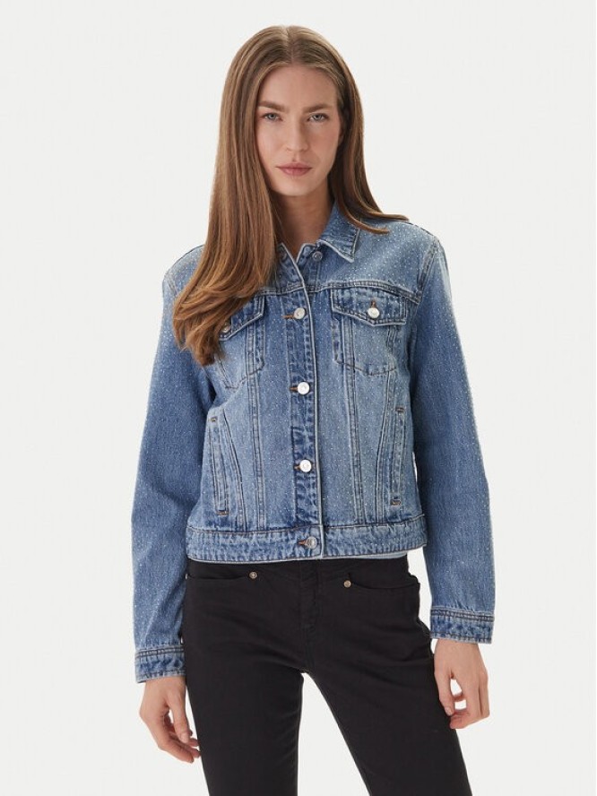 Guess Jeans Kurtka jeansowa W6GN14 D0971 Niebieski Regular Fit