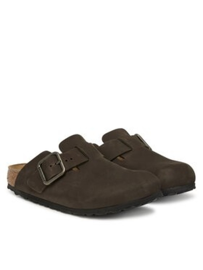 Birkenstock Klapki Boston Wire Buckle 1032762 Brązowy ciemny