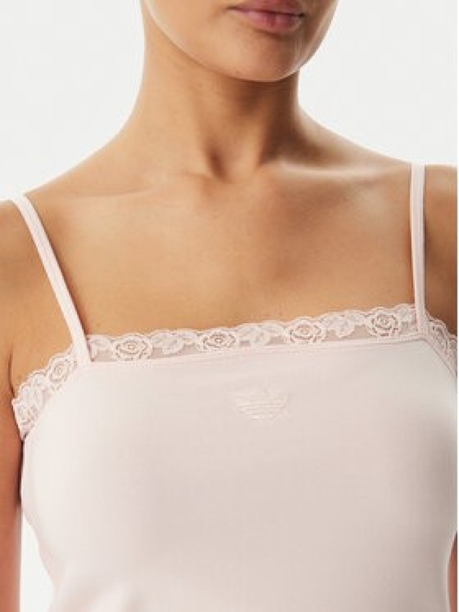 adidas Top KC6438 Różowy Slim Fit