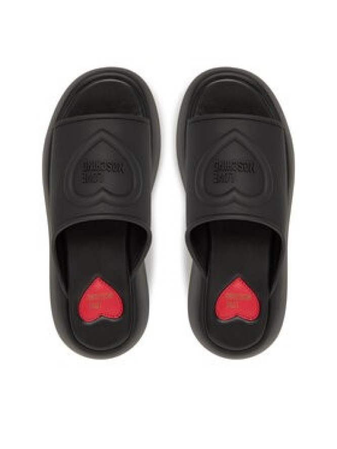 LOVE MOSCHINO Klapki JA28207I0MI40000 Czarny
