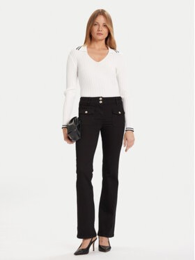 Morgan Jeansy 241-POLEN Czarny Bootcut Fit