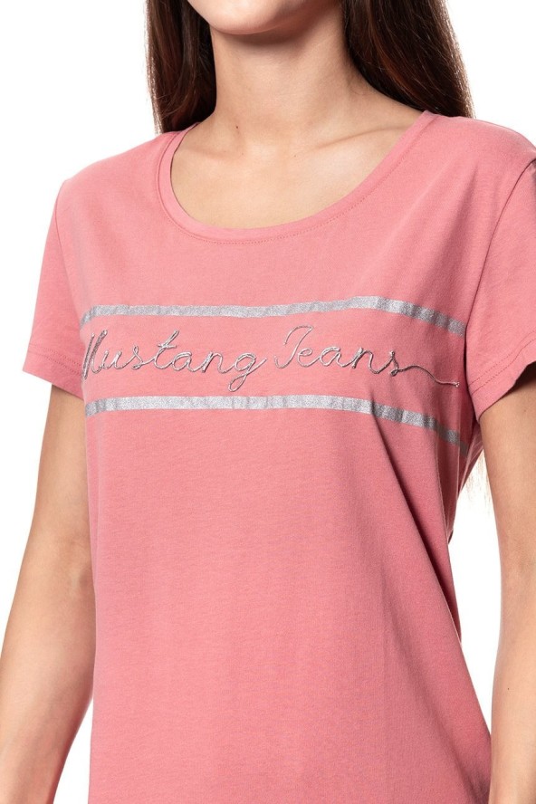 MUSTANG T SHIRT DAMSKI Alina C Print Canyon Rose 1008945 8187