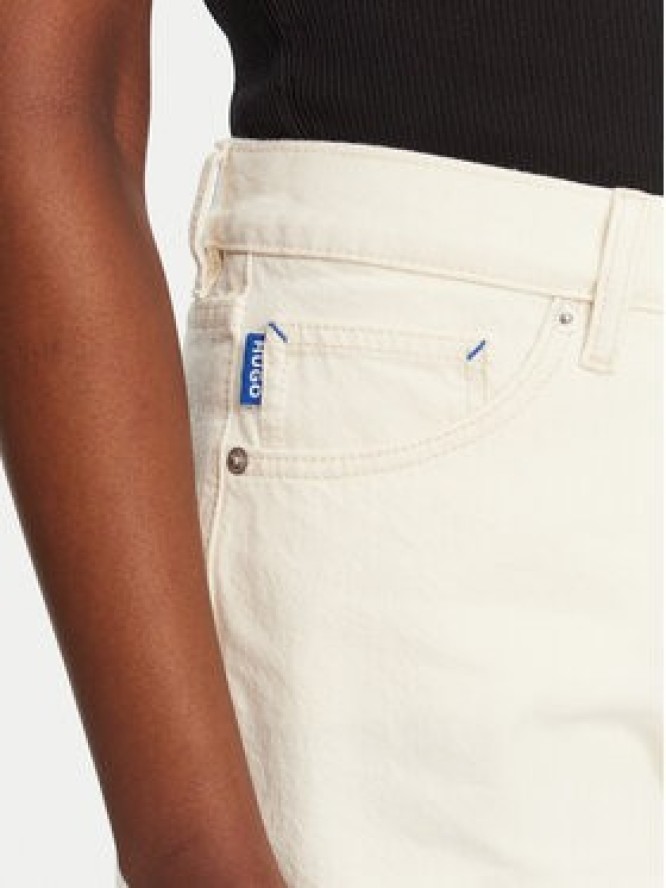 HUGO Szorty jeansowe Gimusa_1_B 50540160 Beżowy Regular Fit