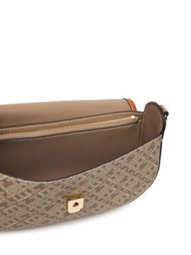 Tommy Hilfiger Torebka Th Monoplay Saddle Bag AW0AW19172 Beżowy jasny