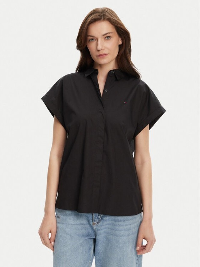 Tommy Hilfiger Koszula WW0WW45897 Czarny Relaxed Fit