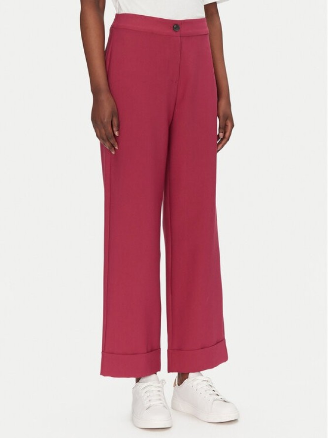 ONLY Spodnie materiałowe Casey 15338822 Fioletowy Cropped Fit