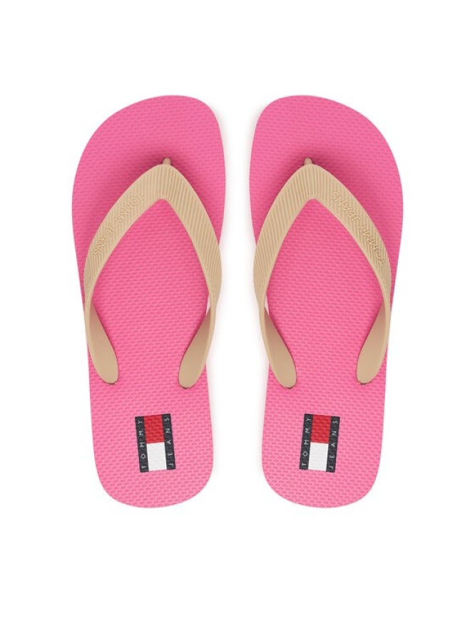 Tommy Jeans Japonki Logo Summer Sandal EN0EN02979 Beżowy