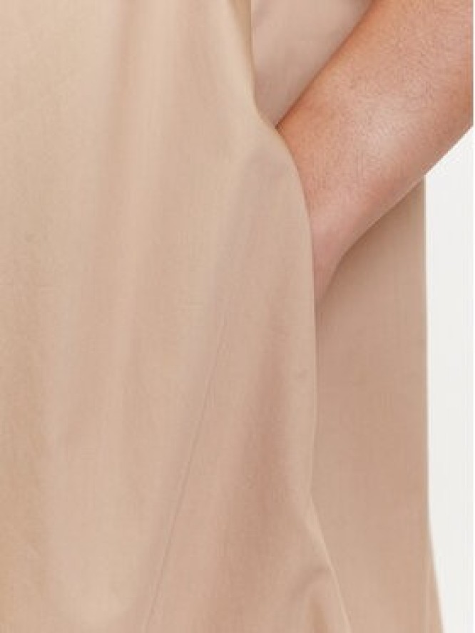 Marella Sukienka koszulowa Medicea 2515221192 Écru Relaxed Fit