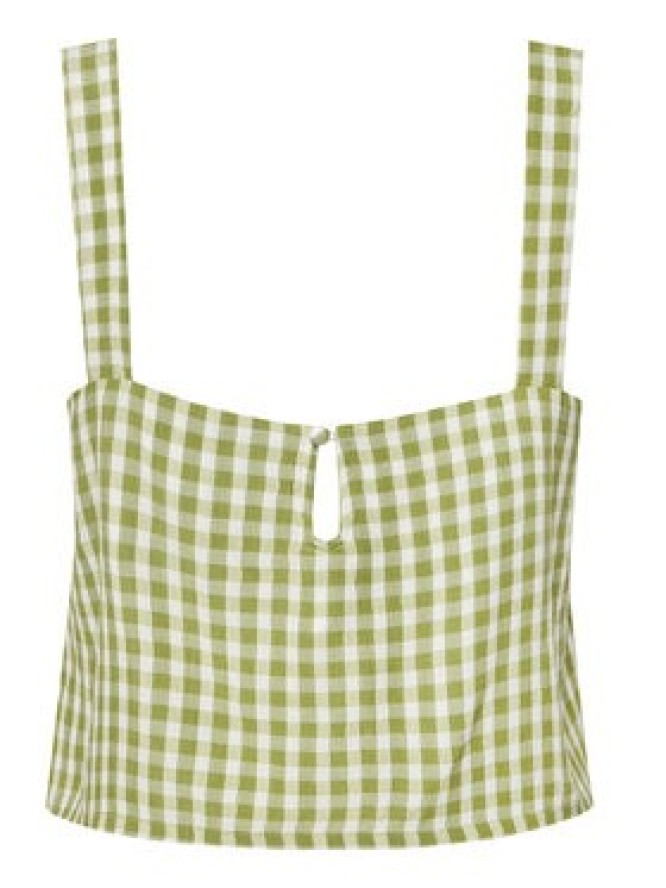 RVCA Top 23B041503 Zielony Relaxed Fit