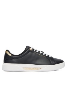 Tommy Hilfiger Sneakersy Essential Chic Court Sneaker FW0FW09019 Czarny