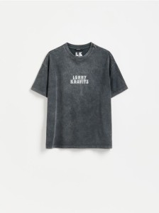 T-shirt Lenny Kravitz - ciemnoszary