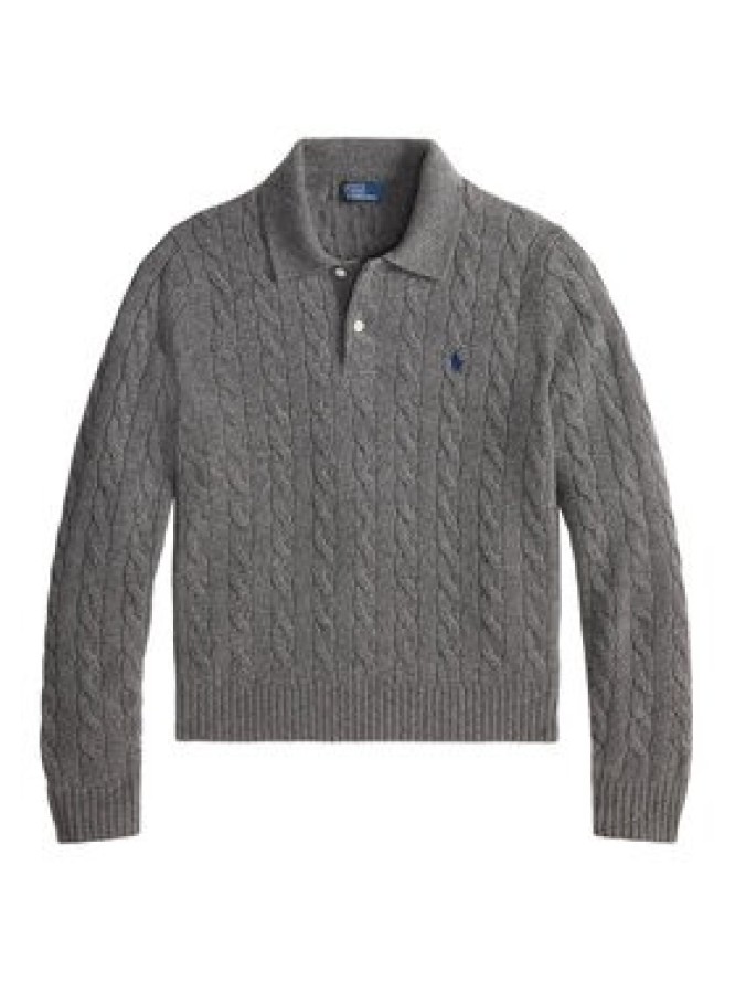 Polo Ralph Lauren Sweter 211972132500 Szary Regular Fit