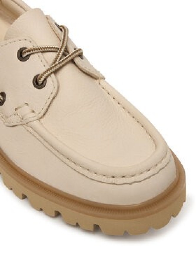 Clarks Sneakersy Cleyhill Boat. 26187841 Écru