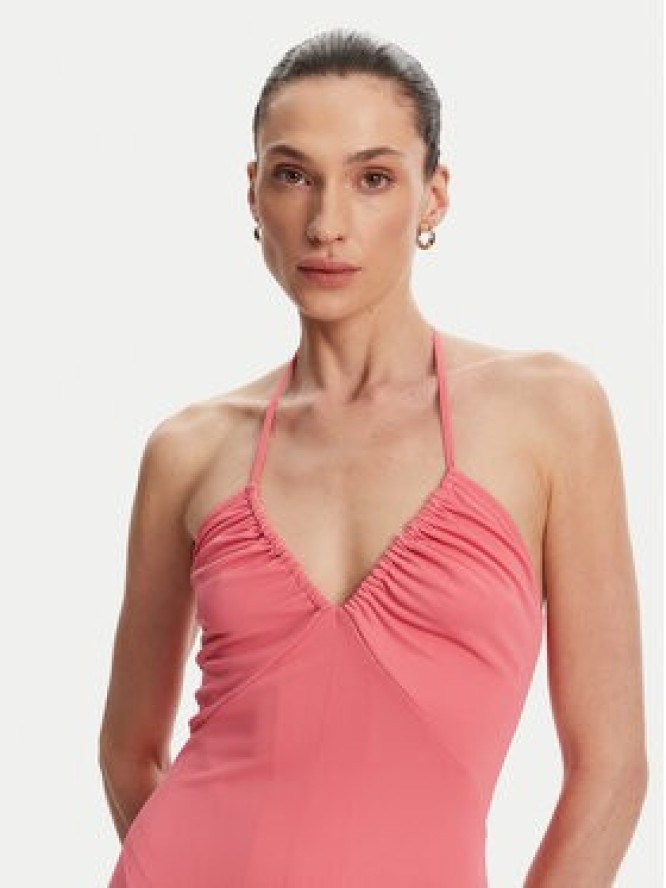 Silvian Heach Sukienka letnia Madev GPP25330VE Różowy Slim Fit