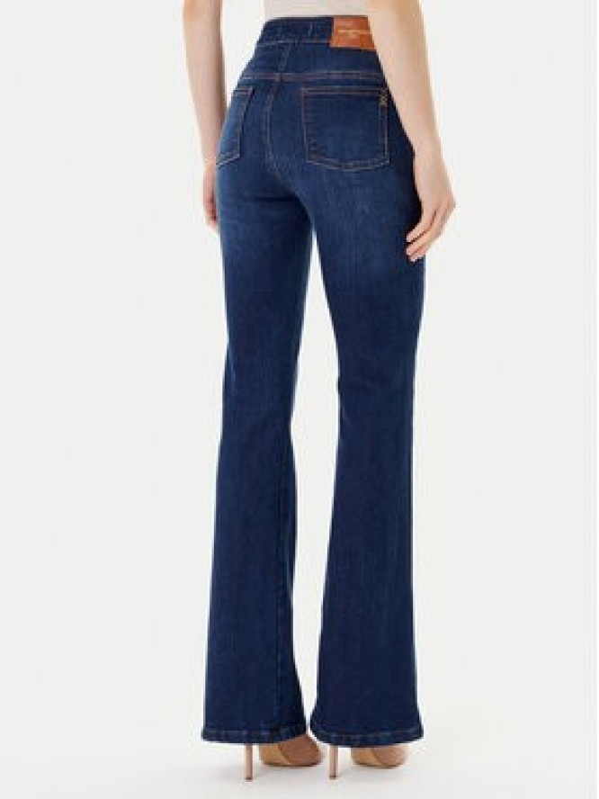 Rinascimento Jeansy CFC0124950003 Niebieski Flare Fit