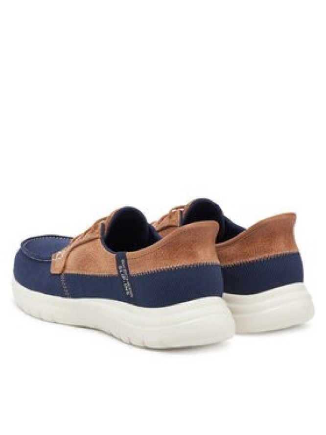 Skechers Mokasyny On-The-Go Flex-Palmilla 136536/NVY Granatowy