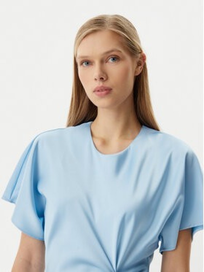 Rinascimento Sukienka koktajlowa CFC0122932003 Błękitny Regular Fit