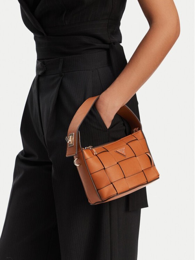 Guess Torebka Maylee Mini HWWG96 61720 Brązowy