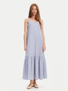 United Colors Of Benetton Sukienka letnia 4SZRDV0B8 Niebieski Relaxed Fit