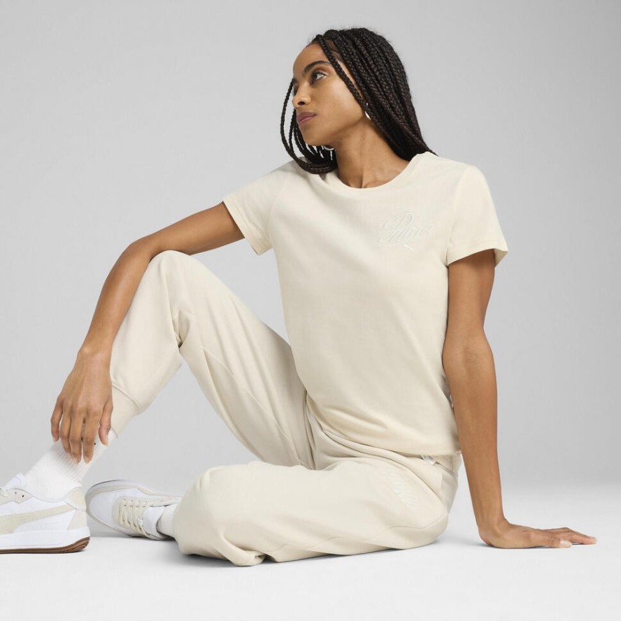 Damska koszulka ESS SCRIPT PUMA