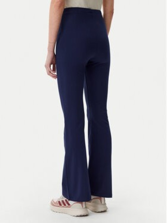 adidas Legginsy Essentials Small Logo JD3073 Granatowy Flare Fit