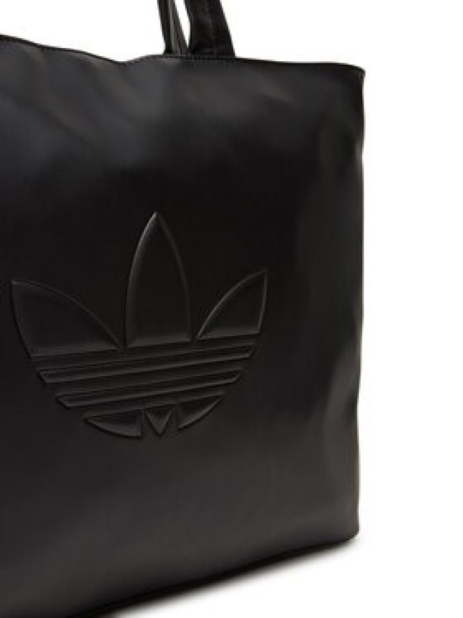 adidas Torebka Polyurethane Shopper Outline Trefoil JC6000 Czarny