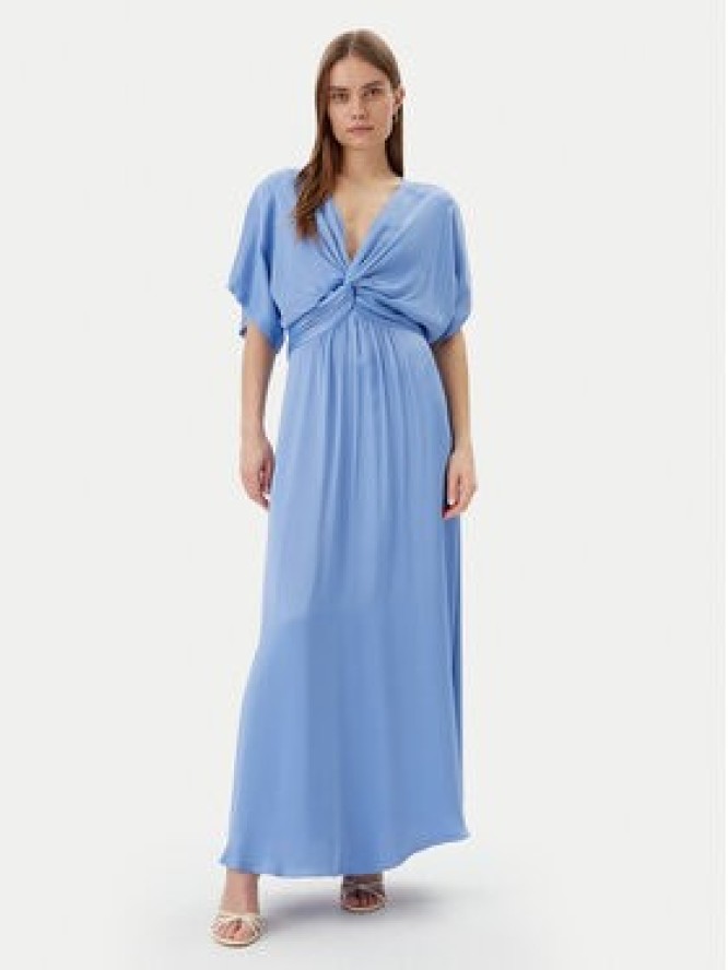 Lola Casademunt by Maite Sukienka wieczorowa MS2516012 Błękitny Regular Fit