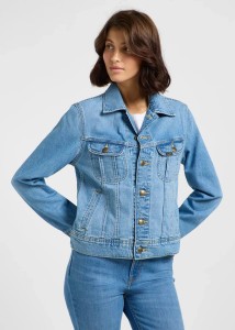 LEE DAMSKA KURTKA JEANSOWA LEE RIDER JACKET BLENDING OUT 112364112