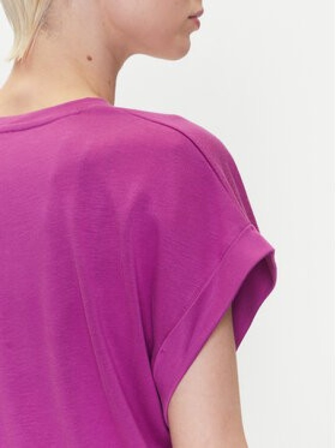 Emporio Armani T-Shirt EW000616 AF12187 UA227 Różowy Loose Fit