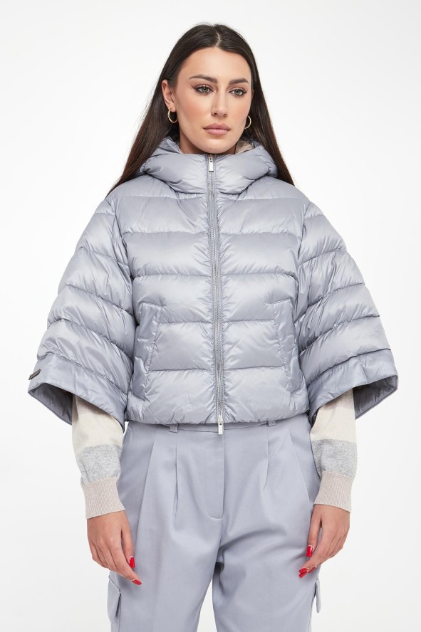 Kurtka damska z naturalnym pierzem PESERICO