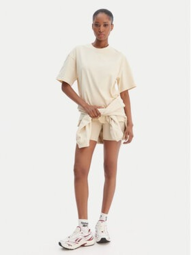 Reebok T-Shirt Reebok x Ewa Chodakowska Anka RK25611CCW Beżowy Relaxed Fit
