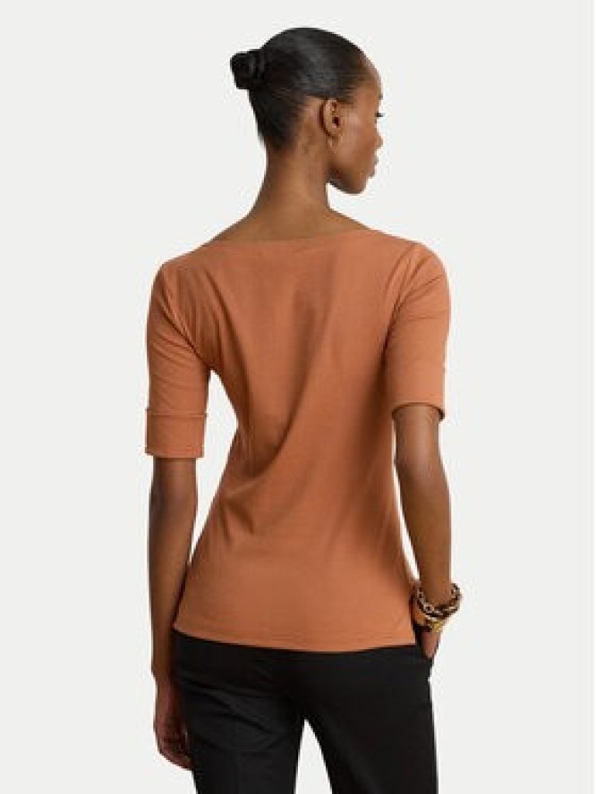 LAUREN RALPH LAUREN T-Shirt Judy 200654963505 Pomarańczowy Regular Fit
