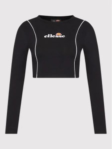 KOSZULKA DAMSKA Z DŁUGIM RĘKAWEM BLUZKA CROP ELLESSE