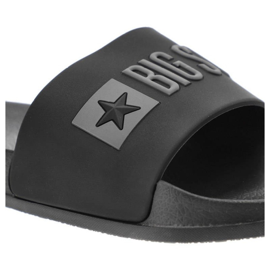 Czarne Klapki Big Star Damskie Buty Profilowane