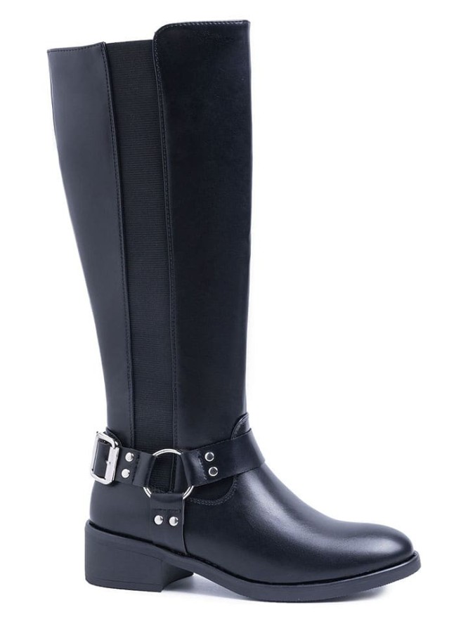 C'M Kozaki w kolorze czarnym rozmiar: 37