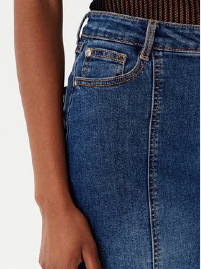 Morgan Spódnica jeansowa 252-JAFTER Niebieski Slim Fit