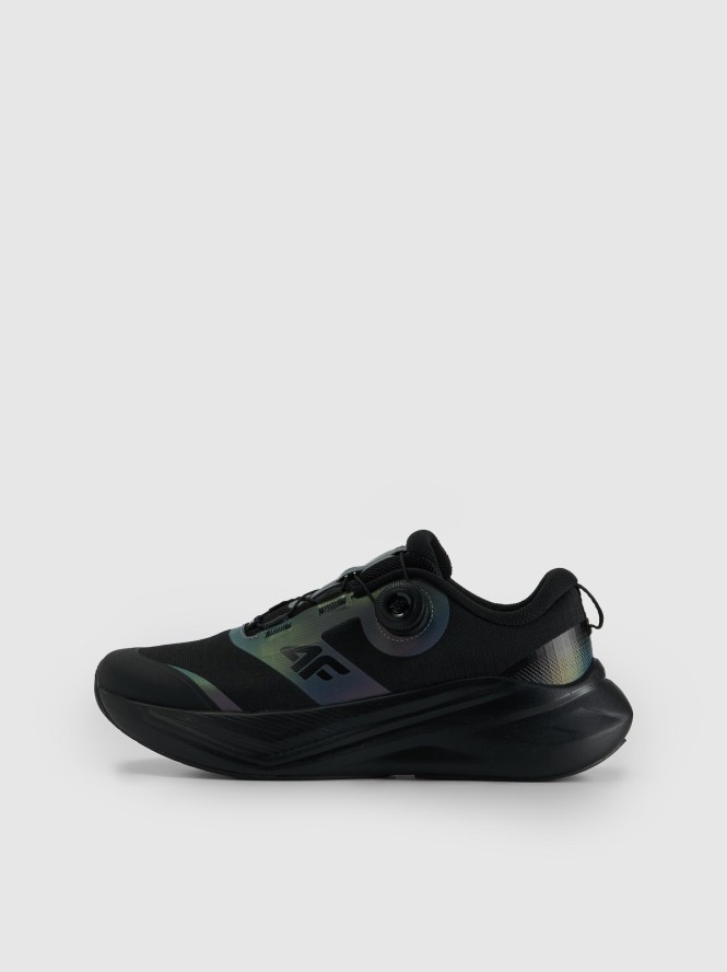 4F Buty do biegania FLOW RUN NIGHT MOTION damskie - czarne 40