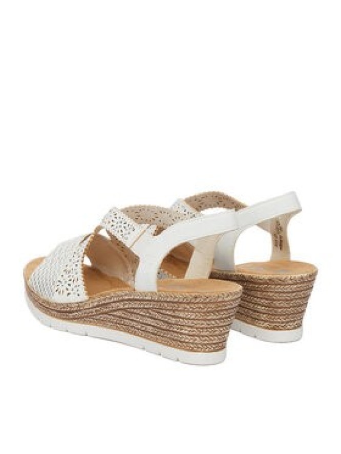 Rieker Sandały CEO-61916-80 Biały