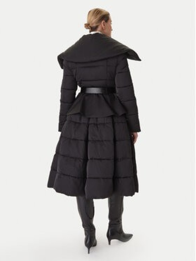 Elisabetta Franchi Kurtka zimowa PI-86Z-56E2-V790 Czarny Regular Fit