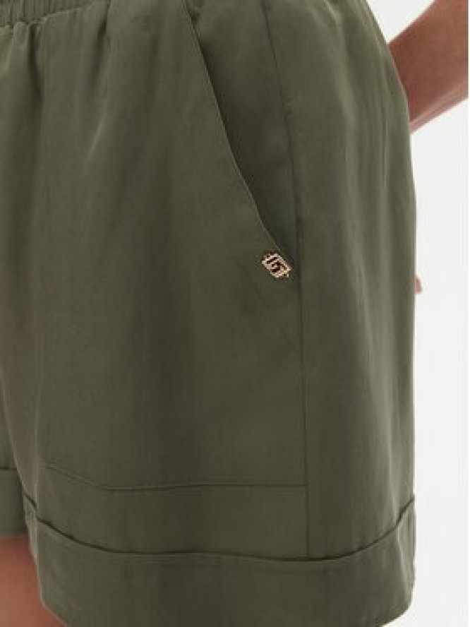 Gaudi Szorty materiałowe 511BD25009 Zielony Relaxed Fit