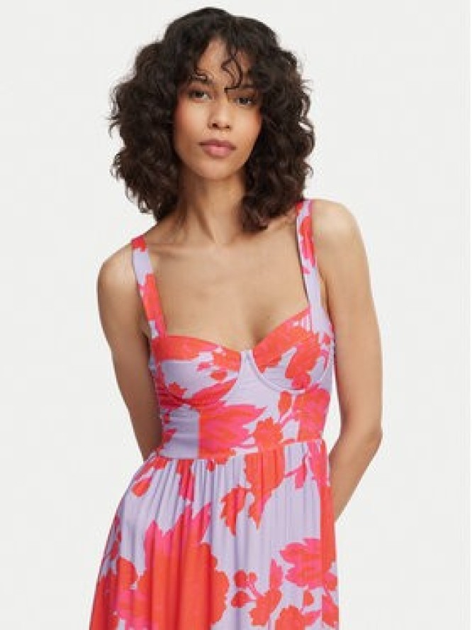 Maaji Sukienka letnia Lamary PT3024CLD001 Fioletowy Regular Fit